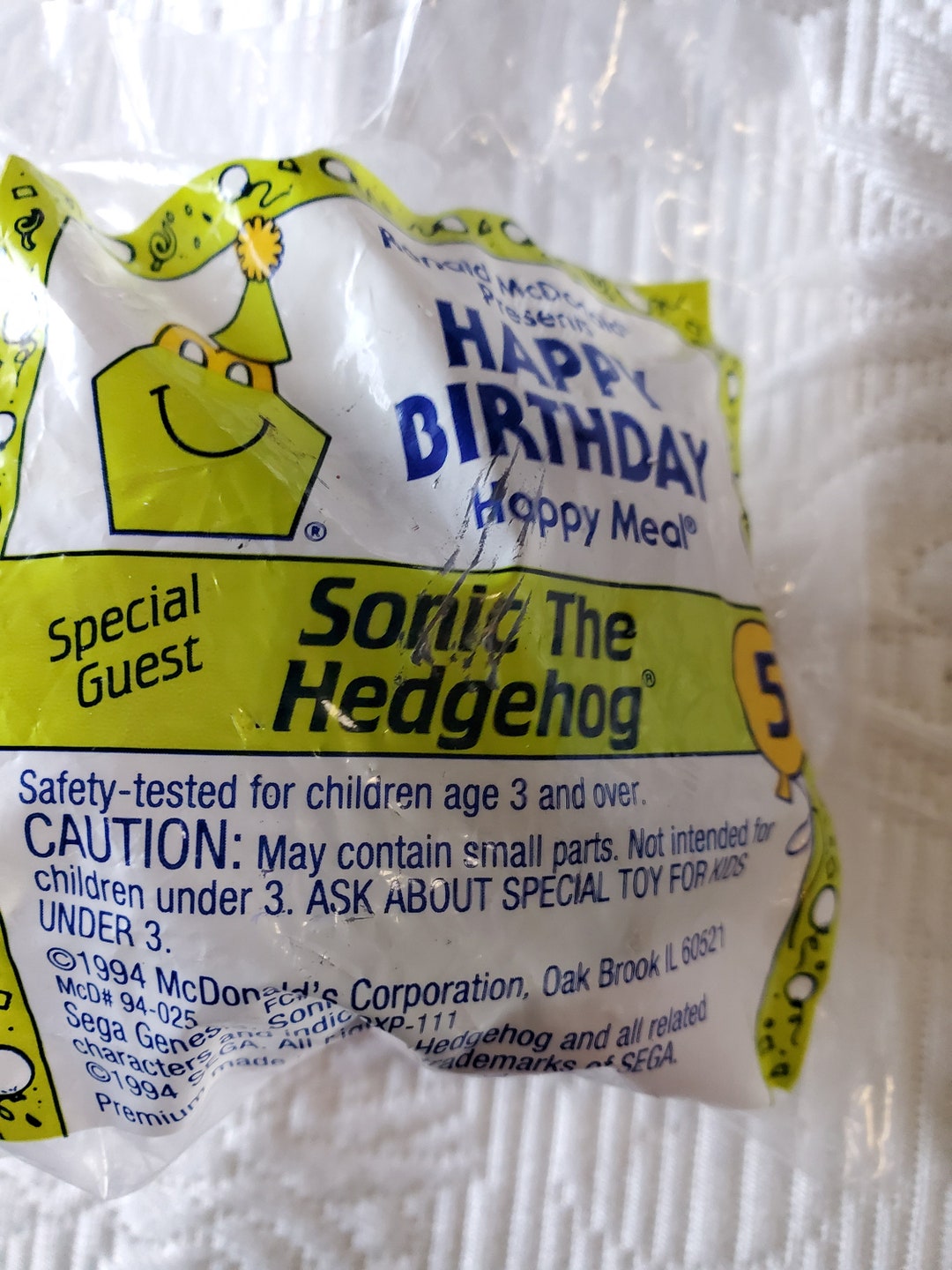 Mc Donalds Happy Meal 2023 - Sonic The Hedgehog RARE
