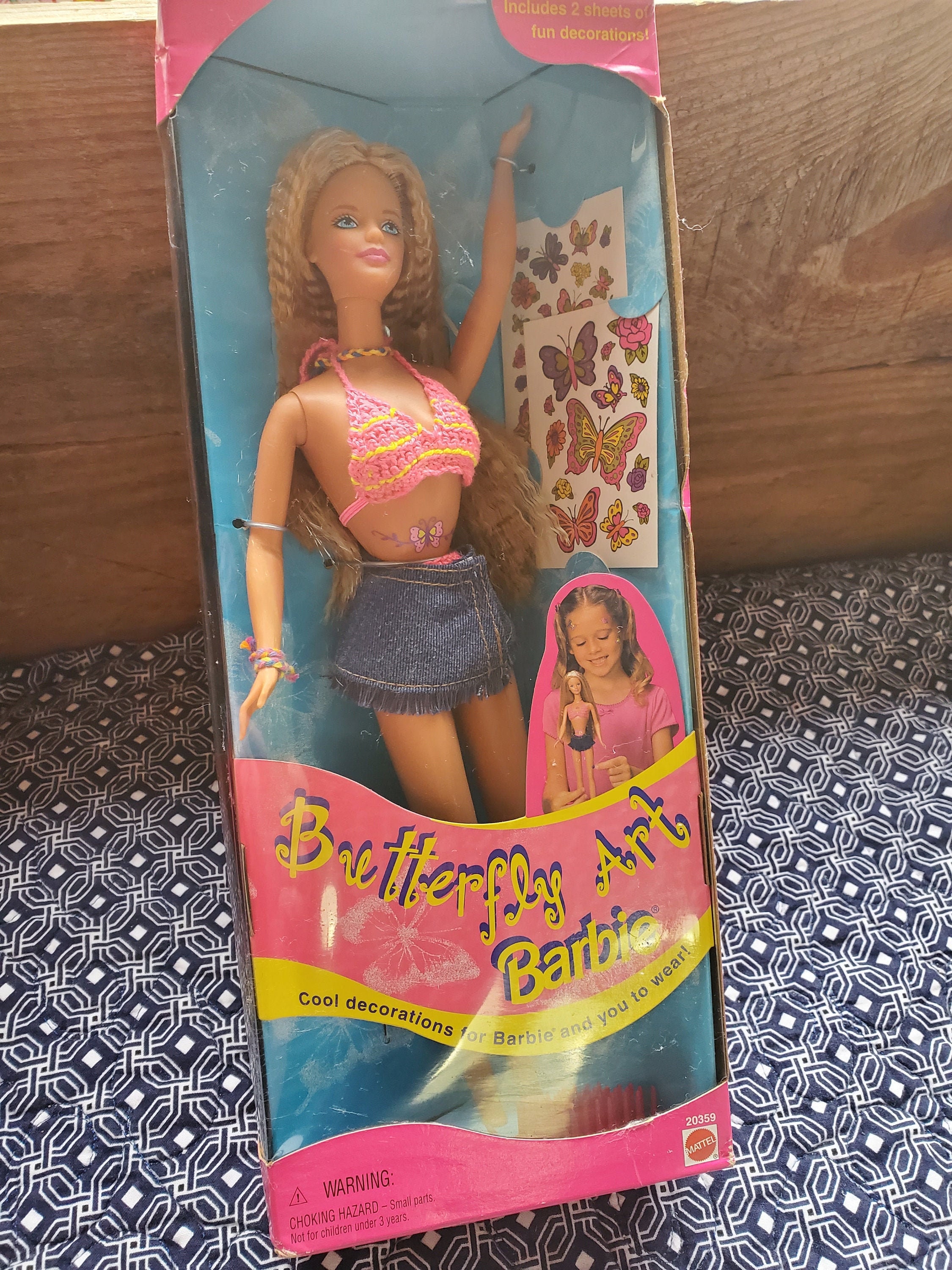 Butterfly Art Barbie 1998 1st With Tattoo on Abdomen Stomach - Etsy Butterfly Art Barbie 1998 1st With Tattoo on Abdomen Stomach - Etsy