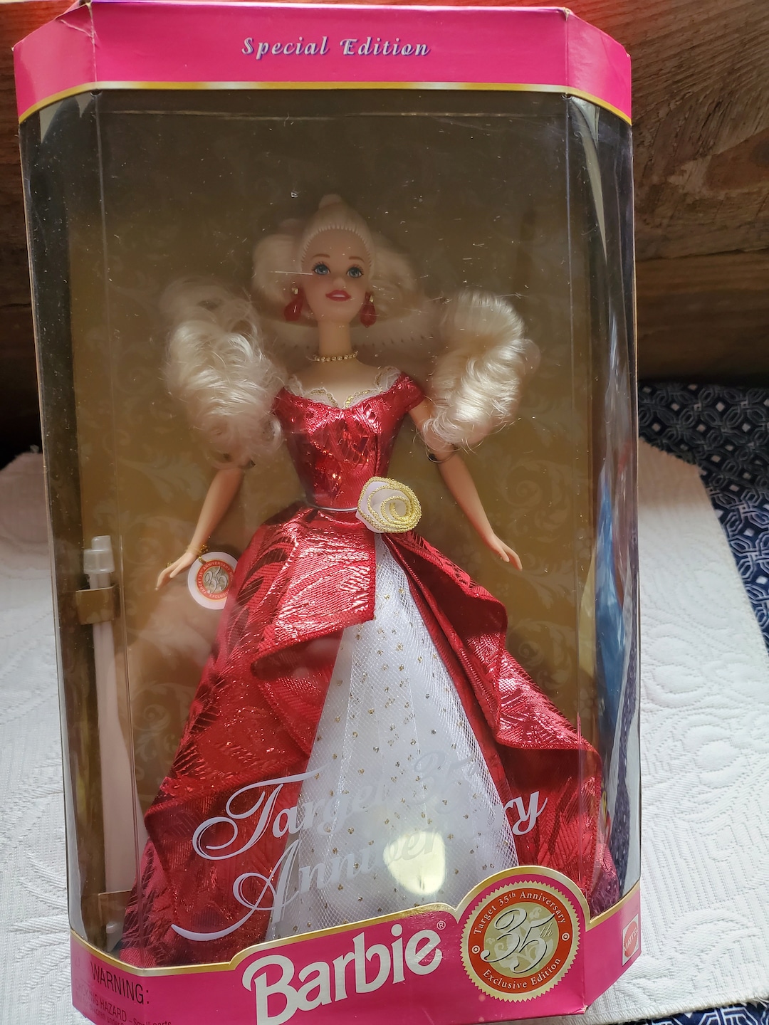 35th Anniversary Barbie,special Edition,number 16485,target.valentine Gift Red and White ,never