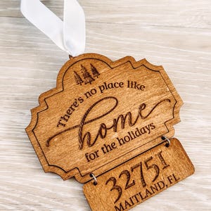 Holiday Ornament | Christmas Ornament | There is no place like home | personalized gift