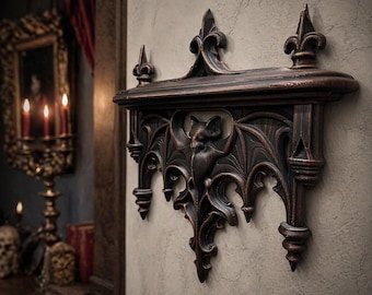 Victorian Bat Gothic Wall Accent