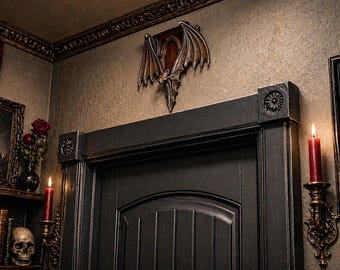 Gothic Vault Bat Wall Accent