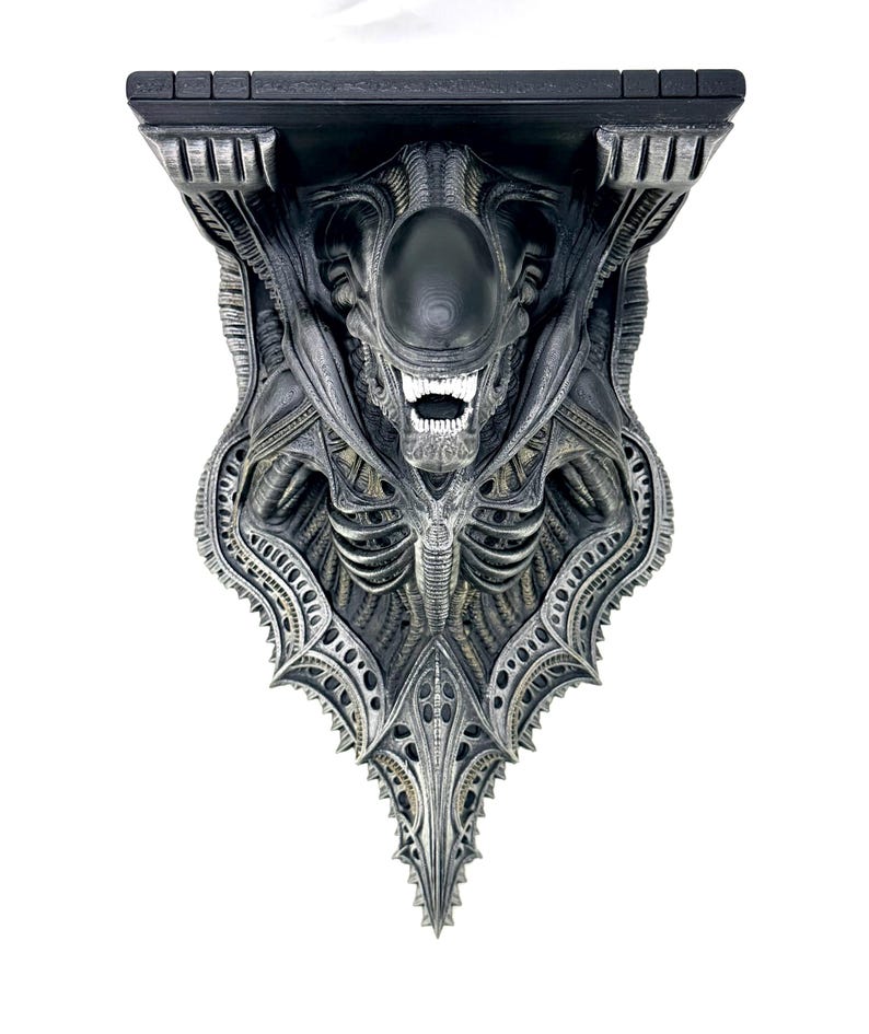 Alien Xenomorph Style XL Wandregal - Etsy Österreich