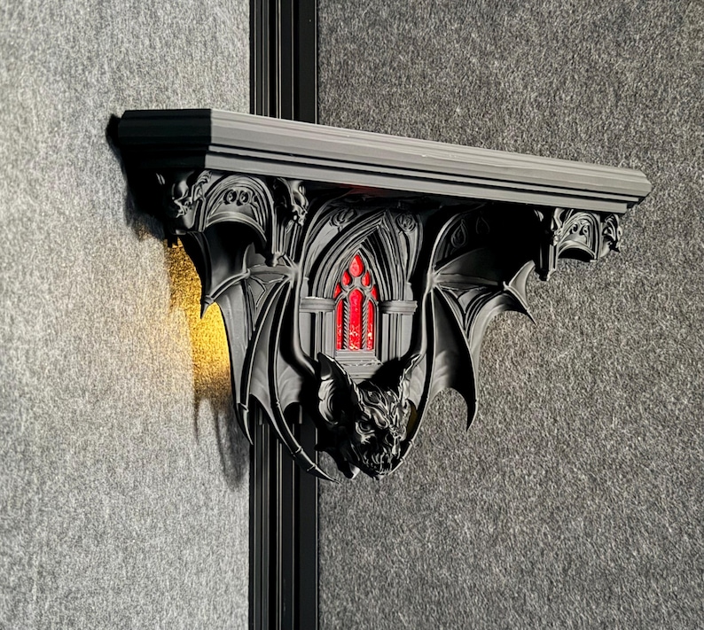 Vampire Bat Gothic Corner Shelf - Etsy