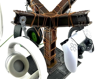 Quad Hook Headphone / Controller Stand