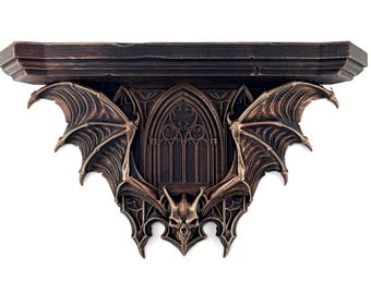 Accentplank Castle Bat aan de muur