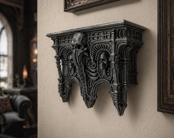 Giger-stijl wandplank Triger-ontwerp