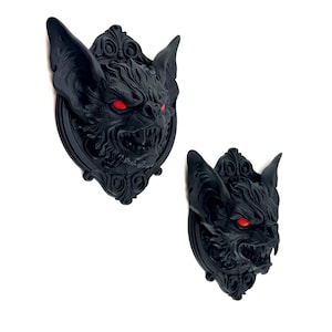 Gothic Bat drawer and cabinet knob (pair)