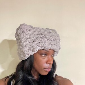 Eartha Cat Hat - Light Cement Gray