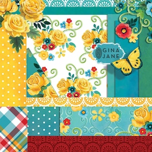Frontier Woman - Pioneer Woman Style Patterns - Flower Market Patterns  |  Digital Download by Gina Jane