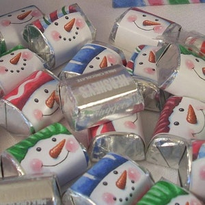 Snowman Rolo's Party Printables | DIY Christmas Gift Basket Crafts | Gina Jane's Snow Country