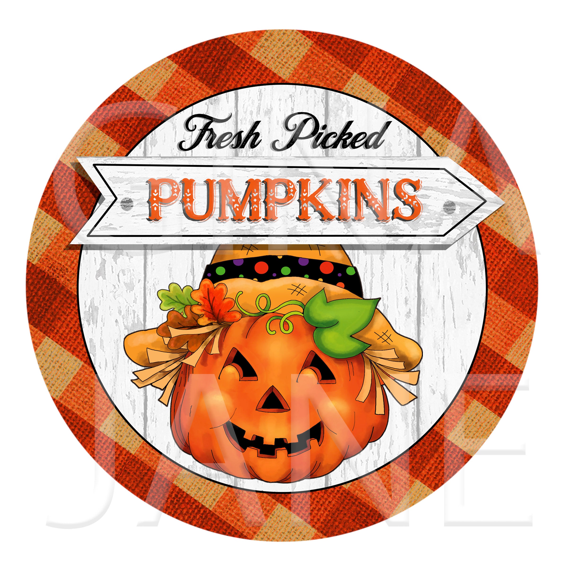 Fresh Picked Pumpkins Sign Digital Download Farmhouse Decor | Etsy