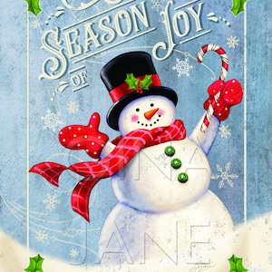 Snowman Wall Decor Printable by Gina Jane