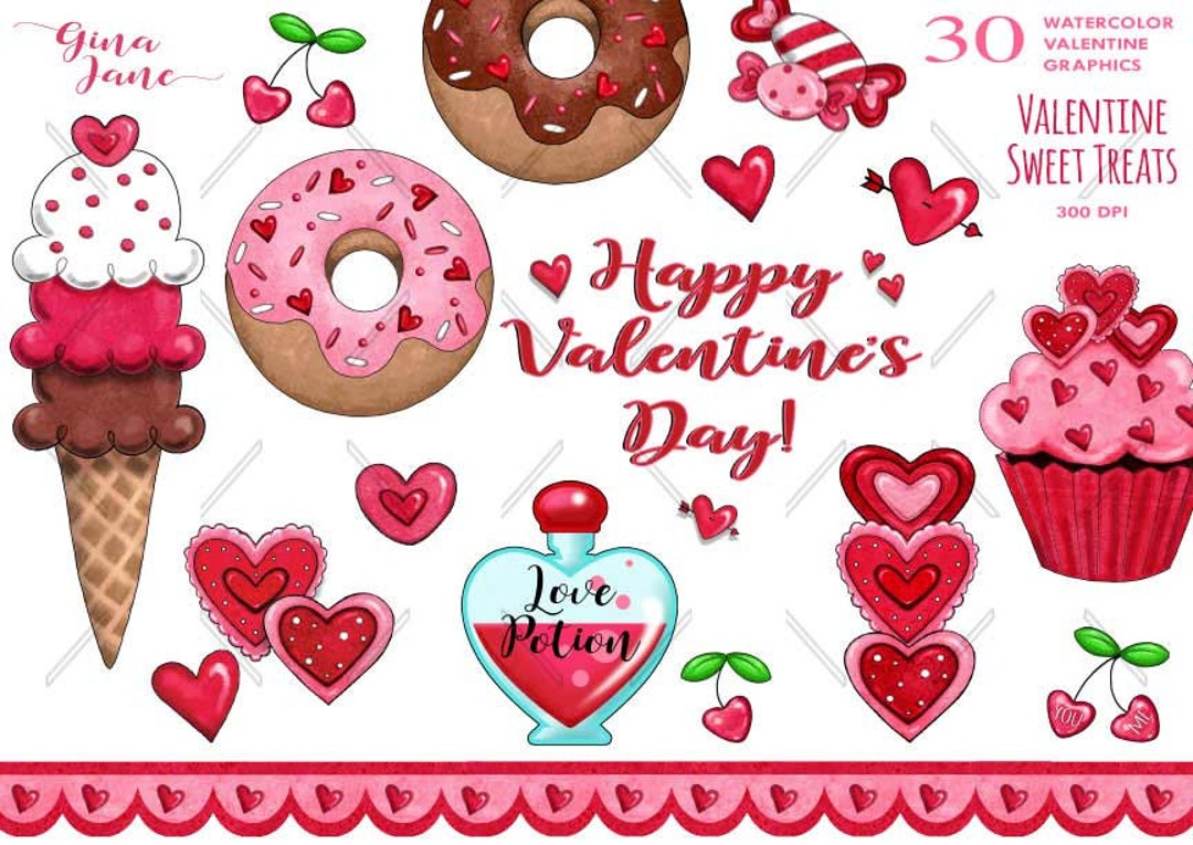 valentine leckereien png grafiken 2021 - liebestrank | donuts