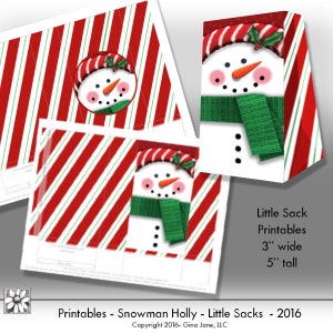 Snowman Holly Christmas Cocoa Hot Chocolate Party Printables | DIY ...
