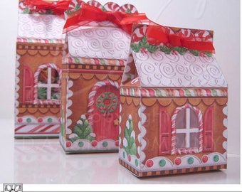 Gingerbread House Printable Gift Box Idea | DIY Christmas Gift Idea