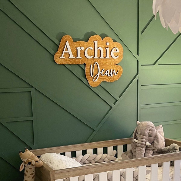 Custom Nursery Sign - Etsy