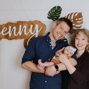 Nursery Name Sign |Baby Name Sign |Name Sign Above Crib |Wooden Name Sign |Custom Name Sign |Nursery Name Cutout |Layered Name Sign