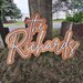 Layered Wooden Backdrop Sign  | Wood Last Name Sign | Wedding Guest Book| Wedding Backdrop Sign| Wedding Last Name Sign| Large Wooden Sign 