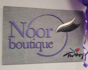 Business sign | Custom logo | 3D Sign for Business | Interior Logo Sign | Lobby Sign | Custom Office & Shop Business Commercial Signage