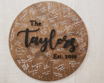 Custom Wedding Guestbook, Alternative Guestbook, Rustic Guestbook Alternative, Rustic Wedding Sign, Wooden Guestbook, Personalized Guestbook