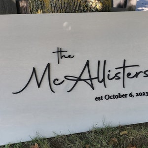 Upgraded Wedding Guest Book Alternative | Wedding Welcome Sign | Custom Guest Book | Guest Book | Family Name Sign | Guest Book Wedding