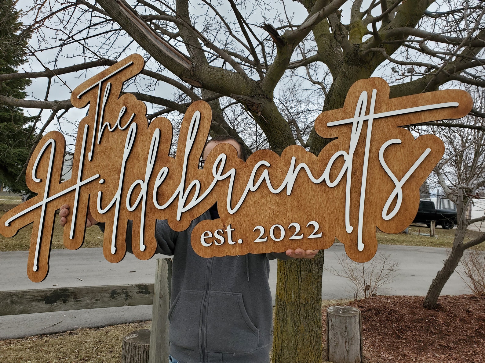 Image of Laser Cut Wedding Sign