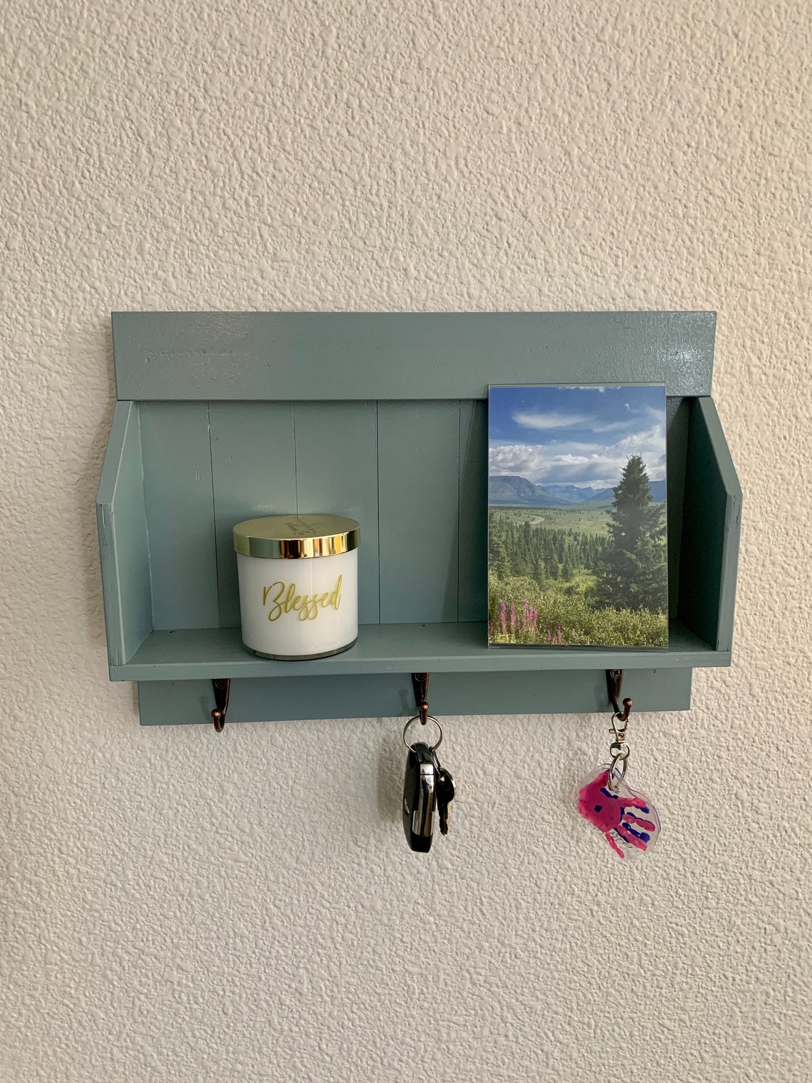 Entryway Organizer Wall Organizer Wood Entryway Organizer Etsy