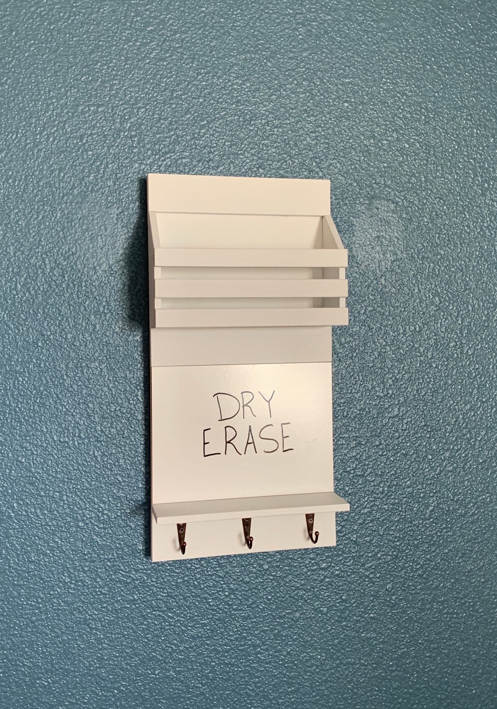 Whiteboard Mail Organizer Whiteboard Key Holder Whiteboard Etsy