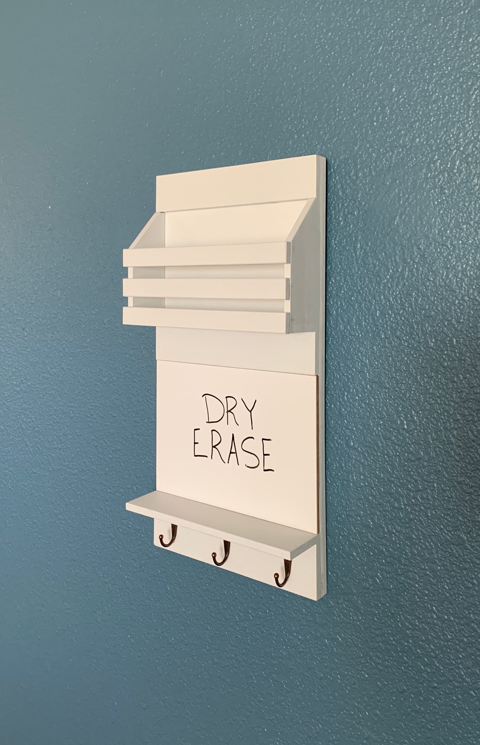 Whiteboard Mail Organizer Whiteboard Key Holder Whiteboard Etsy