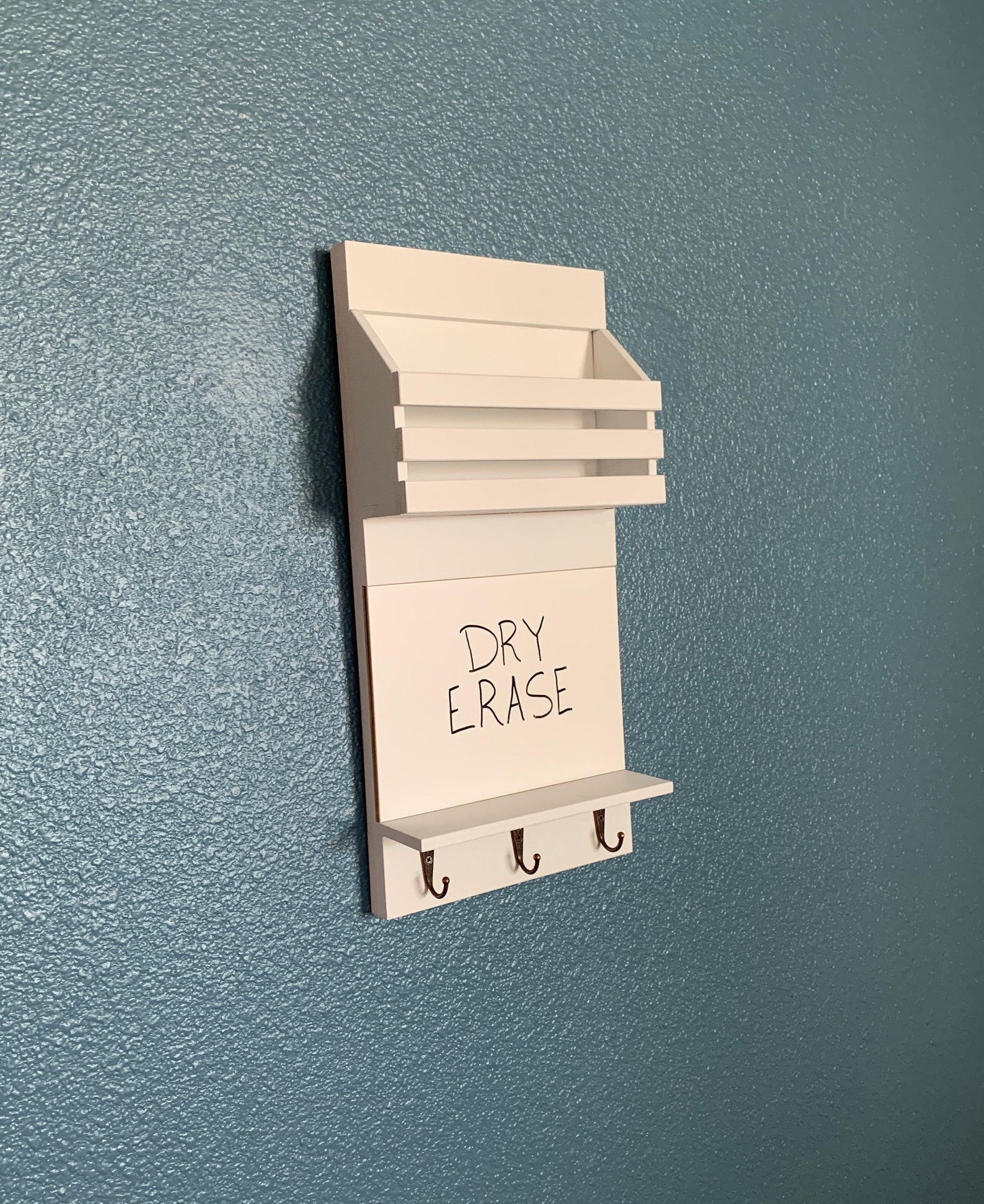 Whiteboard Mail Organizer Whiteboard Key Holder Whiteboard Etsy