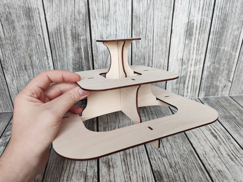 Cupcake. Cake Stand. Laser cut files SVG DXF vector plans Etsy