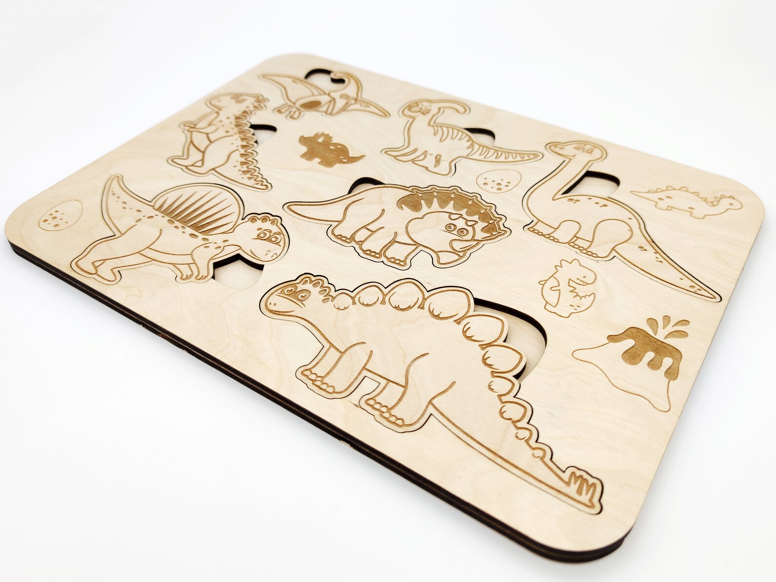 Puzzle Dinosaur. Laser cut file SVG DXF vector plans Etsy