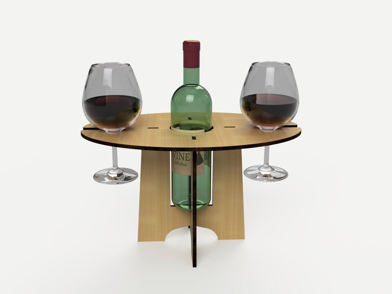 Download Stand for wine. Laser cut files SVG DXF vector plans laser ...