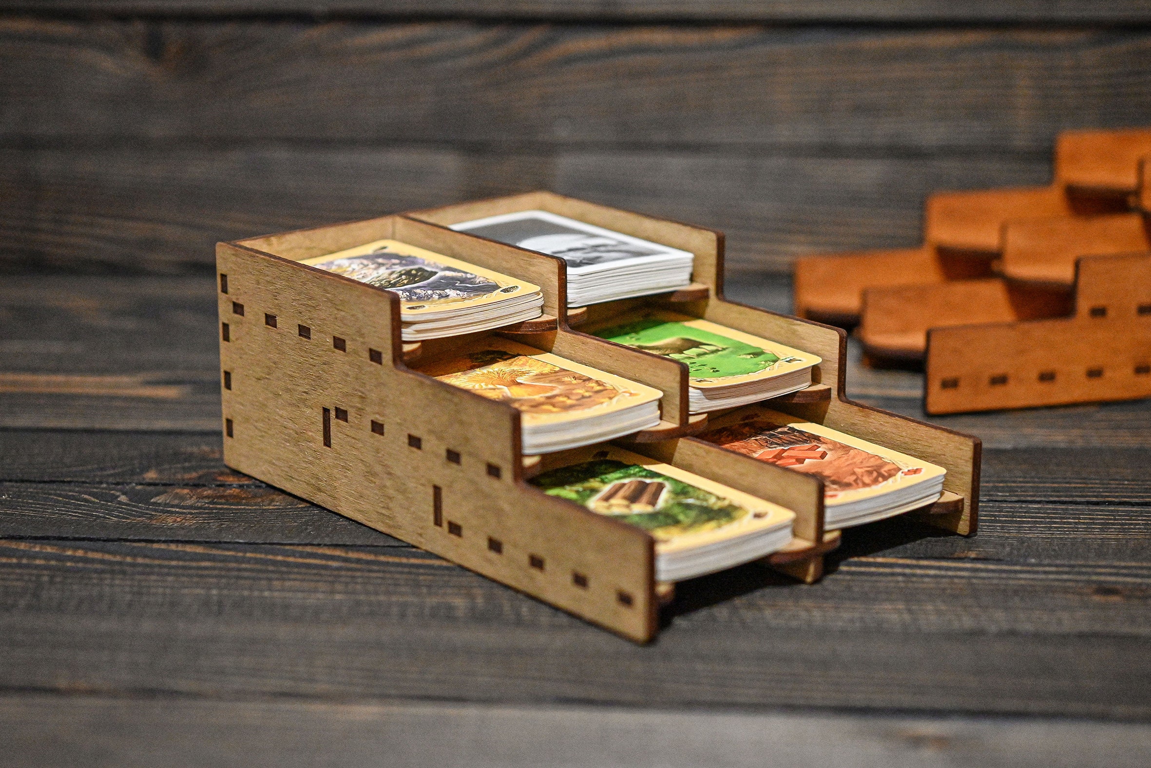 Catan Card Holder. Laser cut files SVG DXF files Etsy