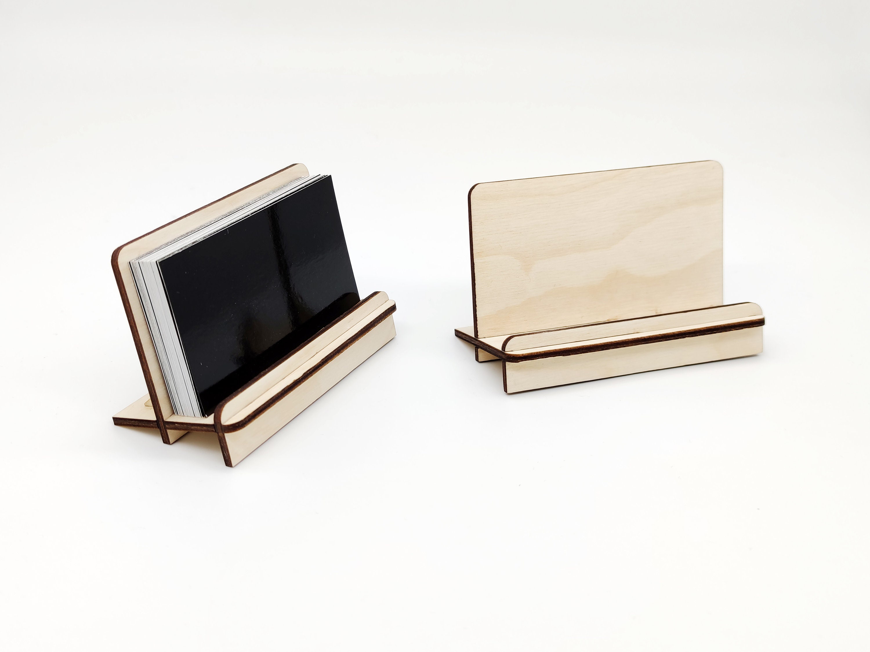 Business card holder. Laser cut file SVG DXF file Etsy