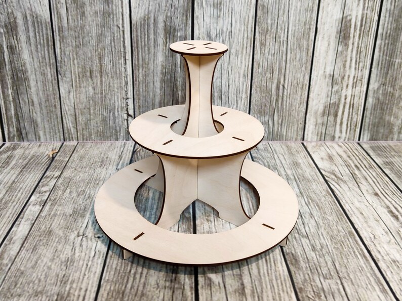 Cupcake. Cake Stand. Laser cut files SVG DXF vector plans ...