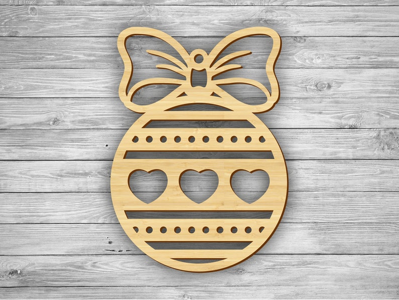 Download Christmas ornament. Laser cut files SVG DXF vector plans ...