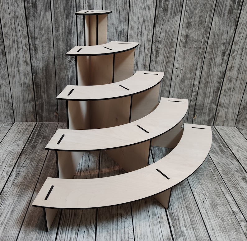 Cupcake. Cake Stand Pattern Vector for Laser Cutting candy Etsy