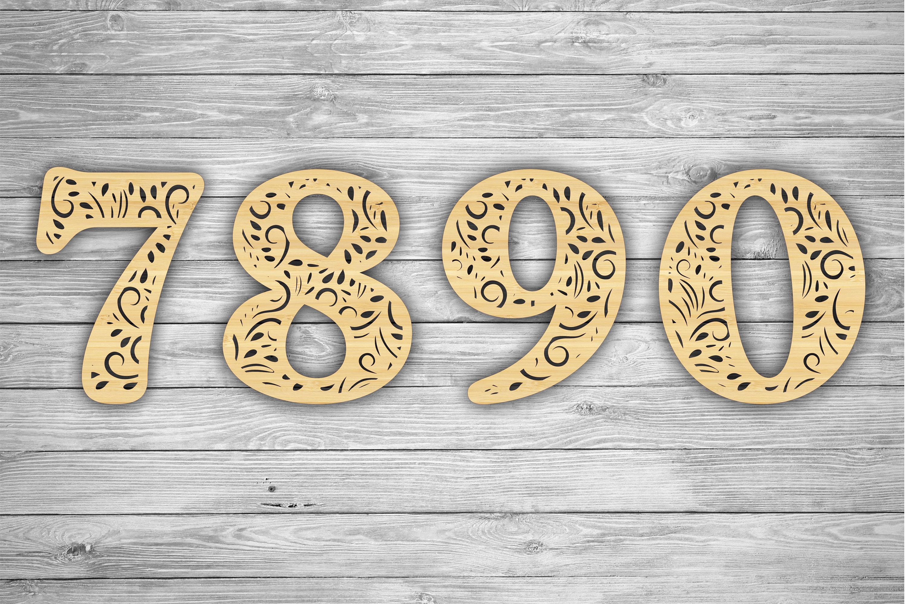 Numbers. Laser cut files SVG DXF files laser svg Etsy