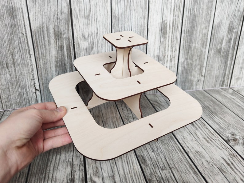 Cupcake. Cake Stand. Laser cut files SVG DXF vector plans Etsy