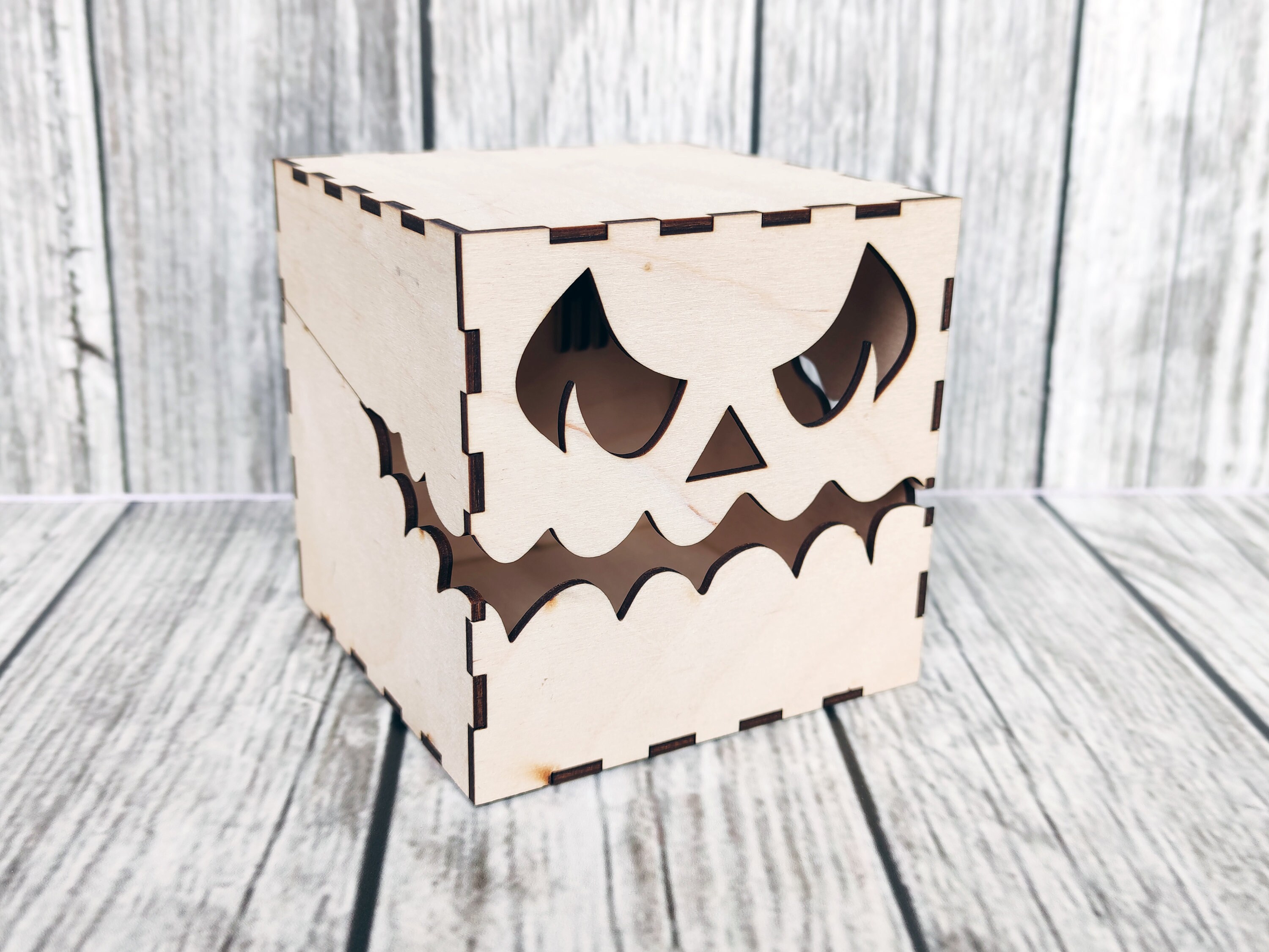 Halloween box. Laser cut files SVG DXF vector plans laser Etsy