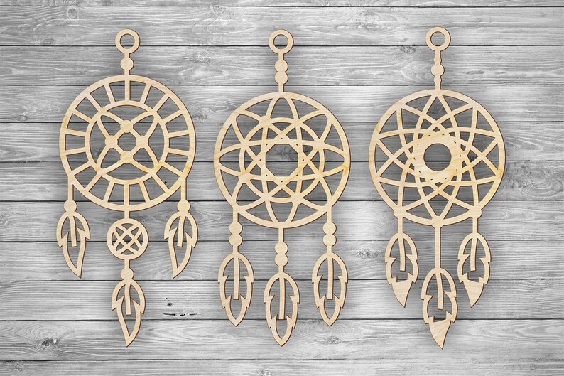 Download Dream catcher Laser cut files SVG DXF CDR vector plans | Etsy