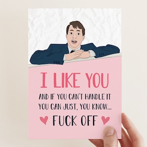 Peep Show Love Card | Mark Corrigan, Funny Valentine Card, Anniversary, Love Card, Illustrated Card | Bonne Nouvelle