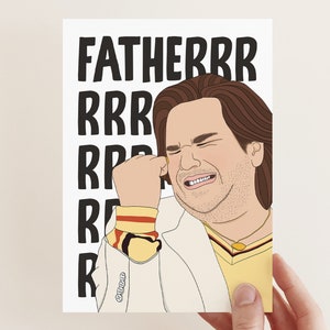 IT Crowd Father Card | Funny Father's Day Card, Douglas Reynholm, Matt Berry, Fatherrr! | Bonne Nouvelle