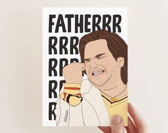 IT Crowd Father Card | Funny Father's Day Card, Douglas Reynholm, Matt Berry, Fatherrr! | Bonne Nouvelle