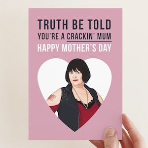 Tarjeta del Día de la Madre de Nessa / Gavin & Stacey / Ordenada / Genial / Tarjeta ilustrada / Bonne Nouvelle