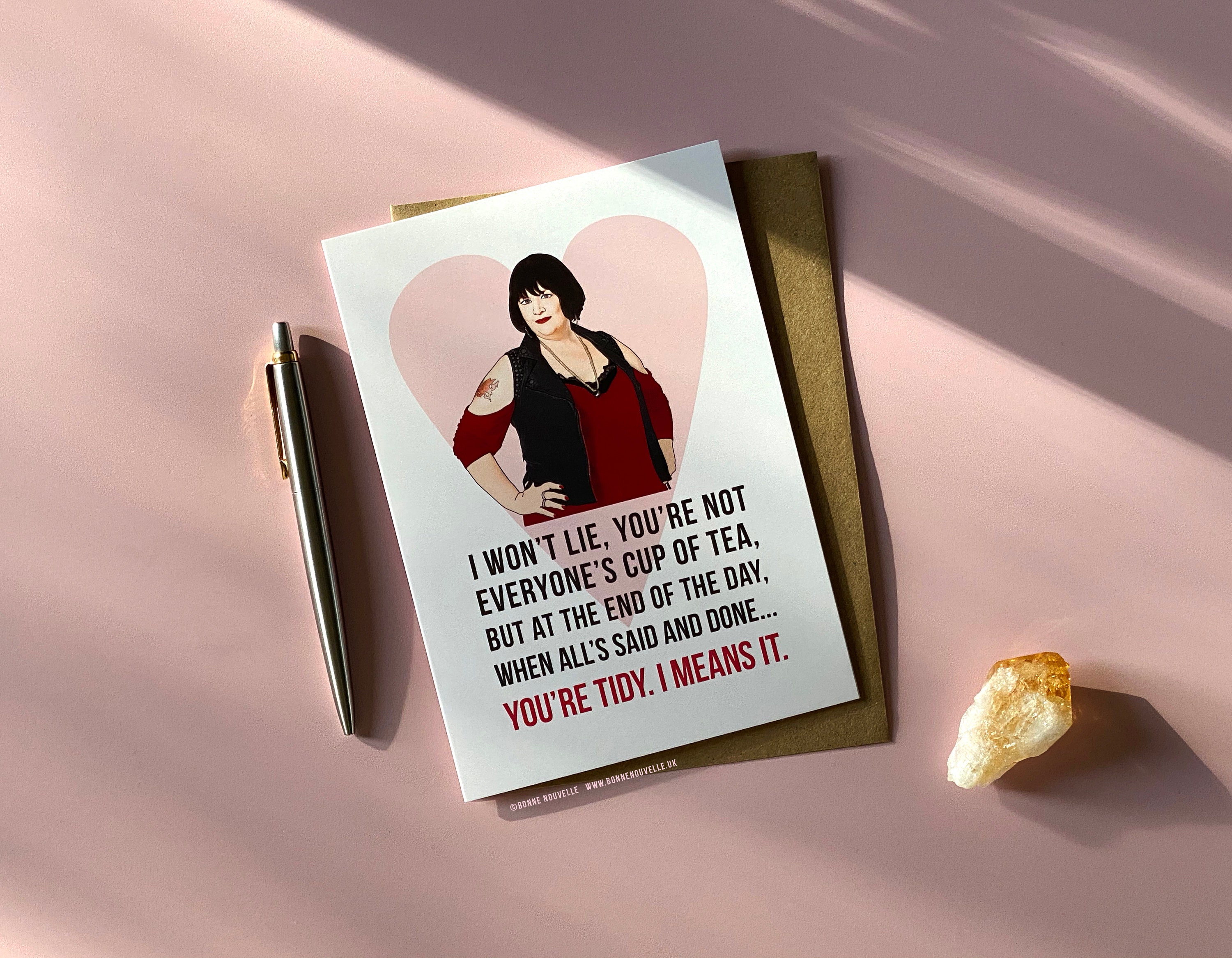 Nessa Love Card Gavin and Stacey Card Celebrity Card Tidy Etsy