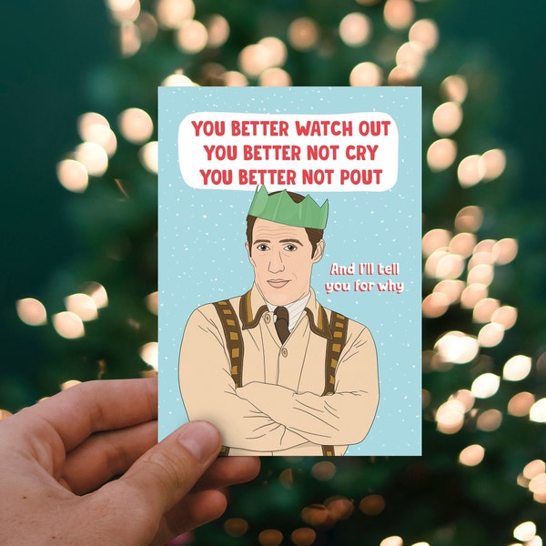 Uncle Bryn Christmas Card: Gavin & Stacey Funny Holiday Card