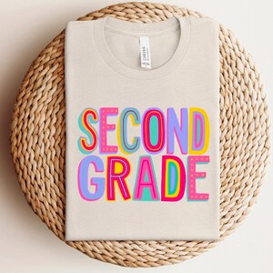 HTV transfer - DIY Transfer - second grade - school - back to school - teacher - kids
